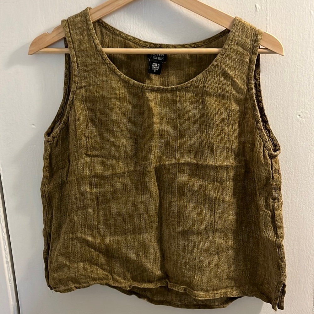 Eileen Fisher Linen Sleeveless Top